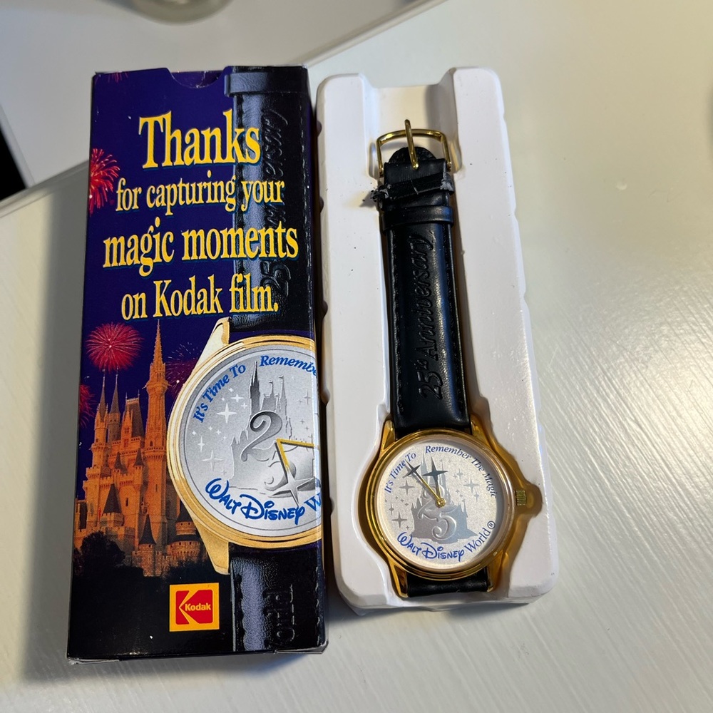 1996 Walt Disney World 25th Anniversary Watch by Kodak.  Never worn.  NIB